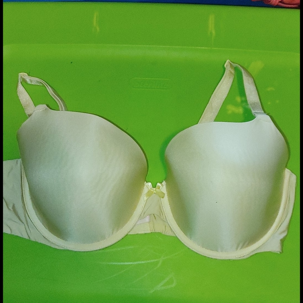 Yellow Victoria's Secret demi bra